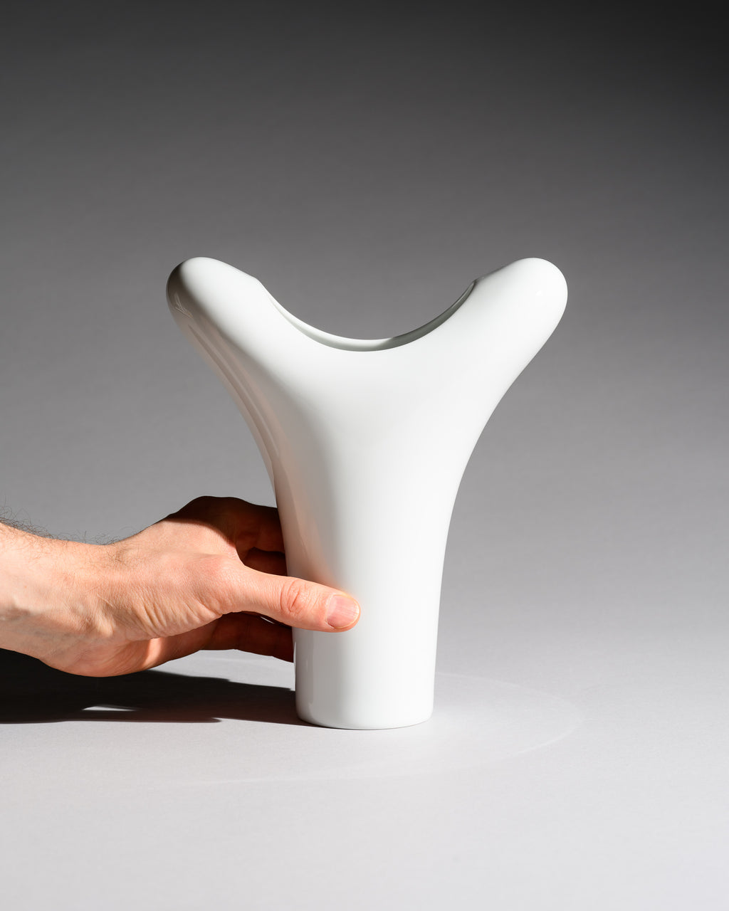 Spirit Glossy White Porcelain Trio – Platt & Young for Rosenthal, 1999
