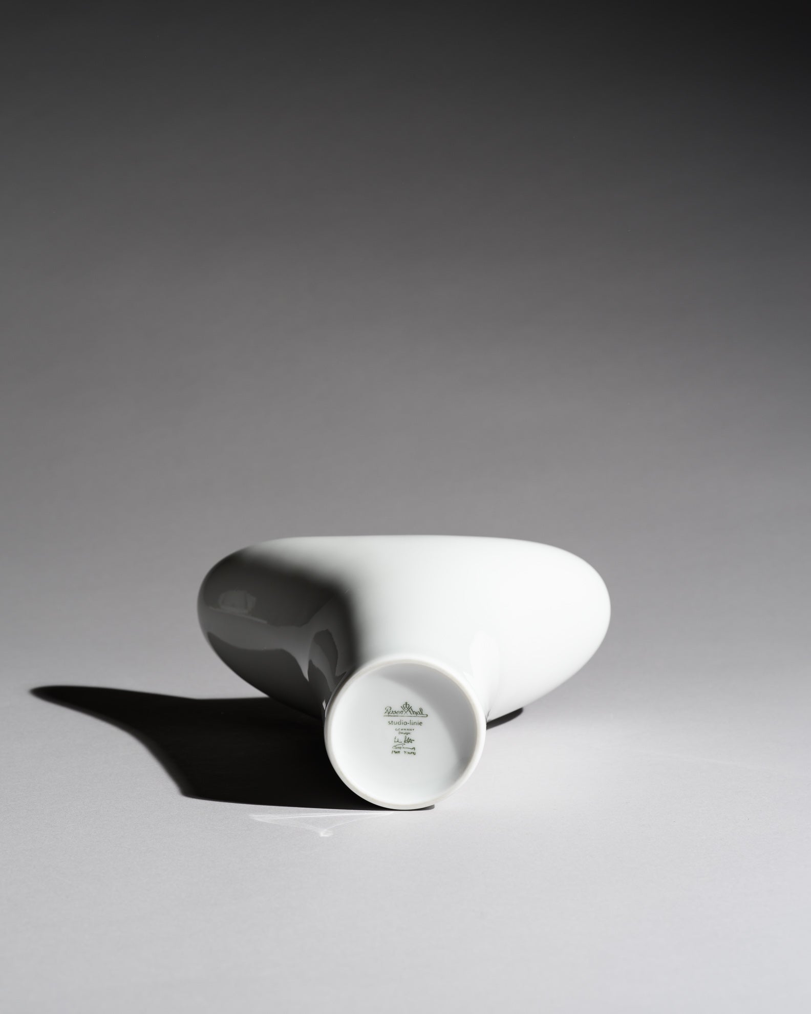 Spirit Glossy White Porcelain Trio – Platt & Young for Rosenthal, 1999