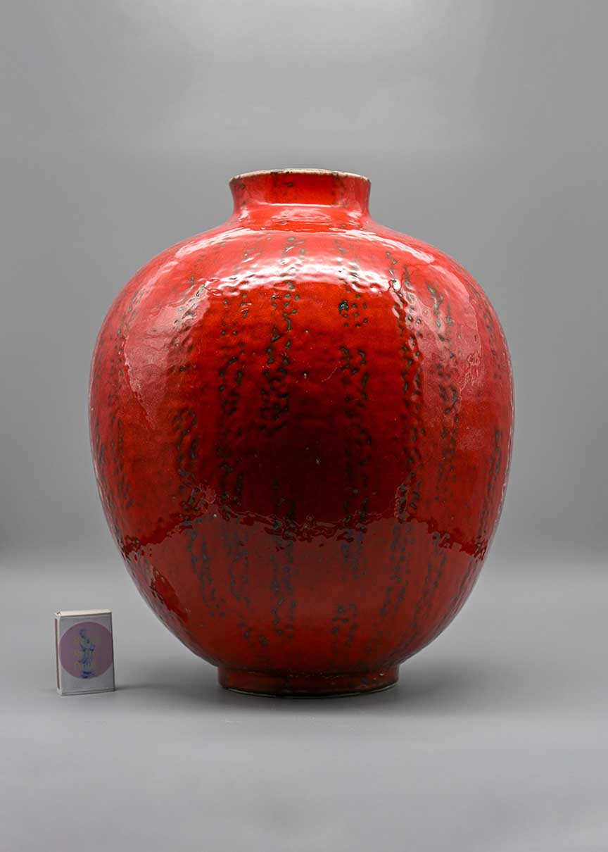 Floor Vase Ceramic – Gerda Heuckerroth for Carstens, 1960s–1970s