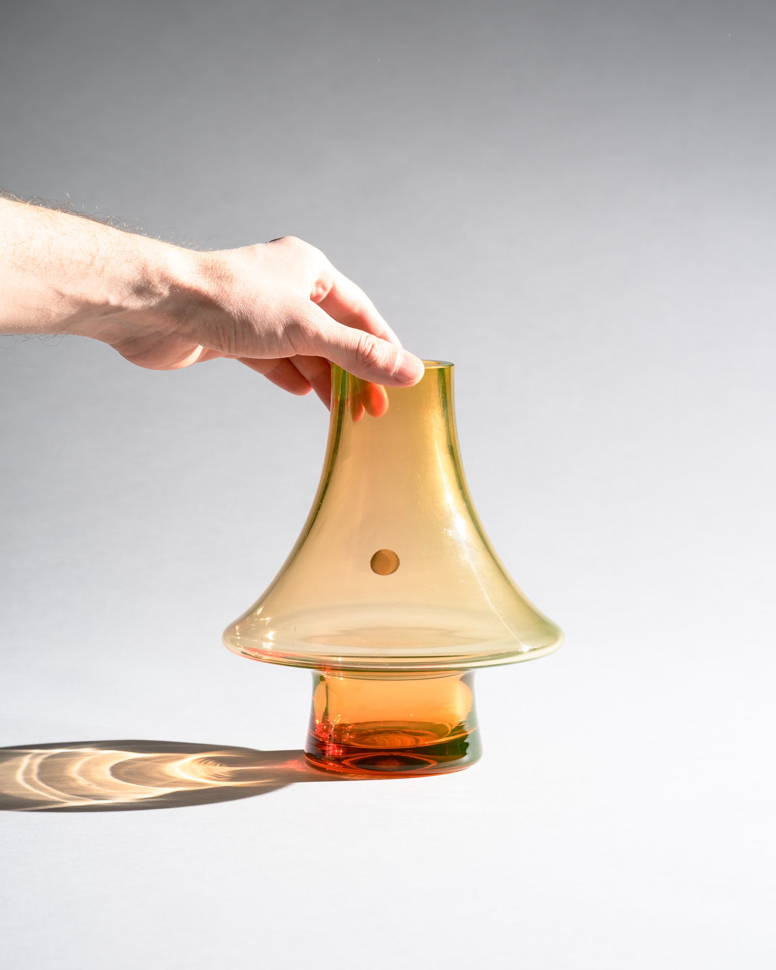 Uranium Glass Vase Duo – Cari Zalloni for WMF, 1970s