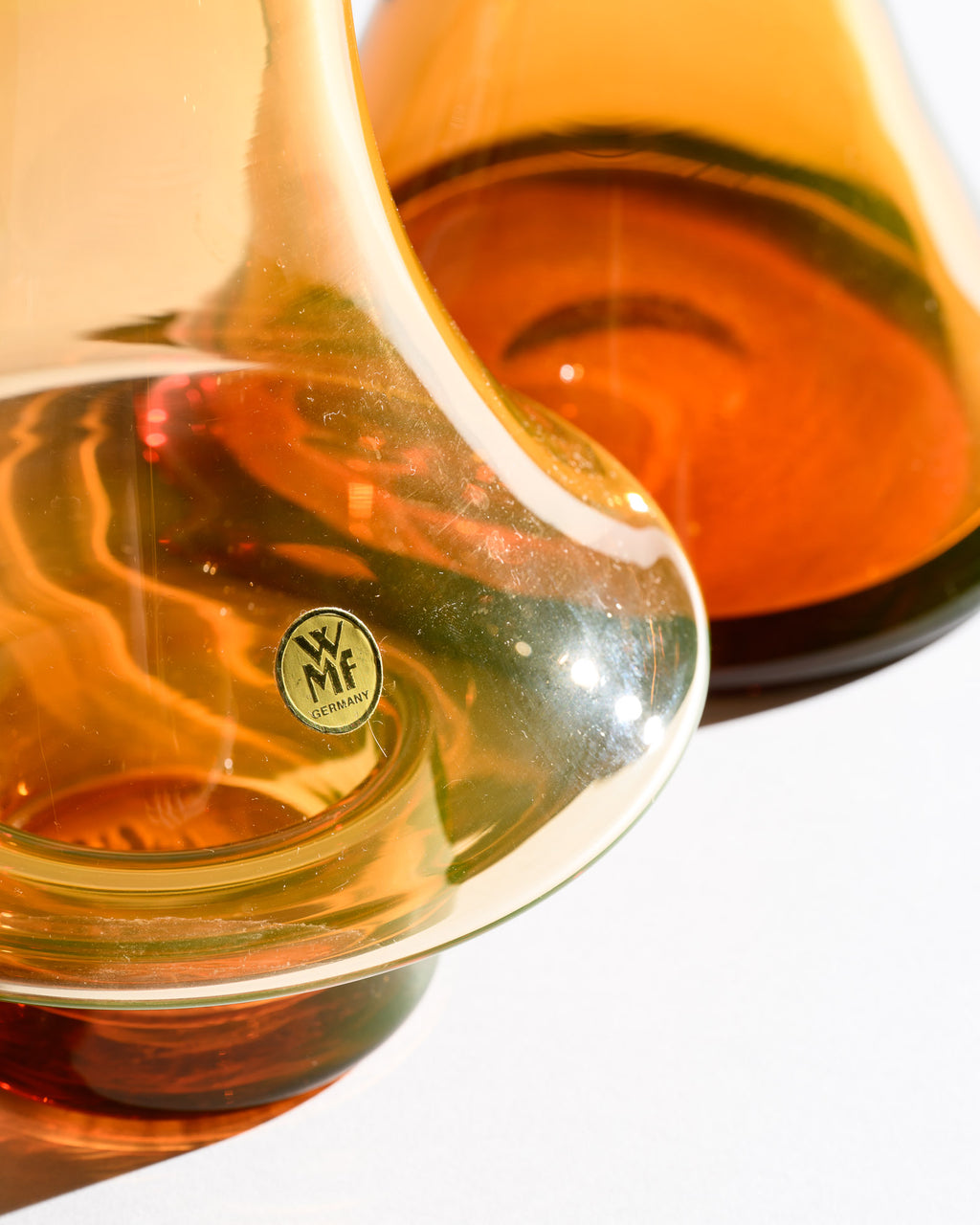 Uranium Glass Vase Duo – Cari Zalloni for WMF, 1970s