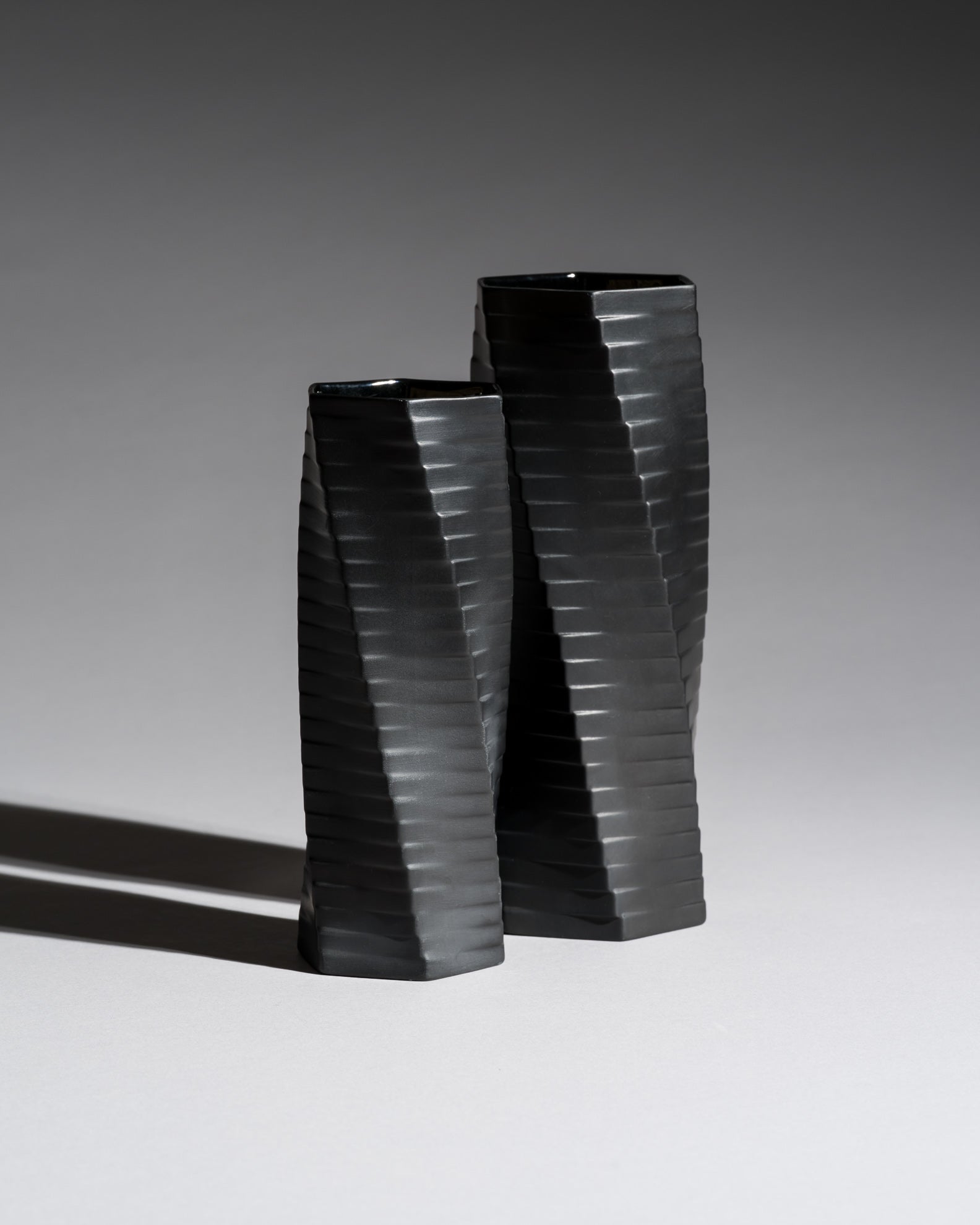 “Pisa” Vase Duo – Werner Uhl for Rosenthal, 1985