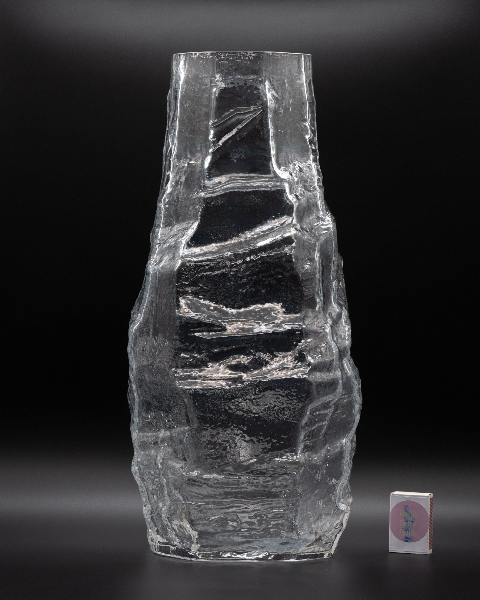 Alaska Glass Floor Vase - Peill & Putzler, 1970s