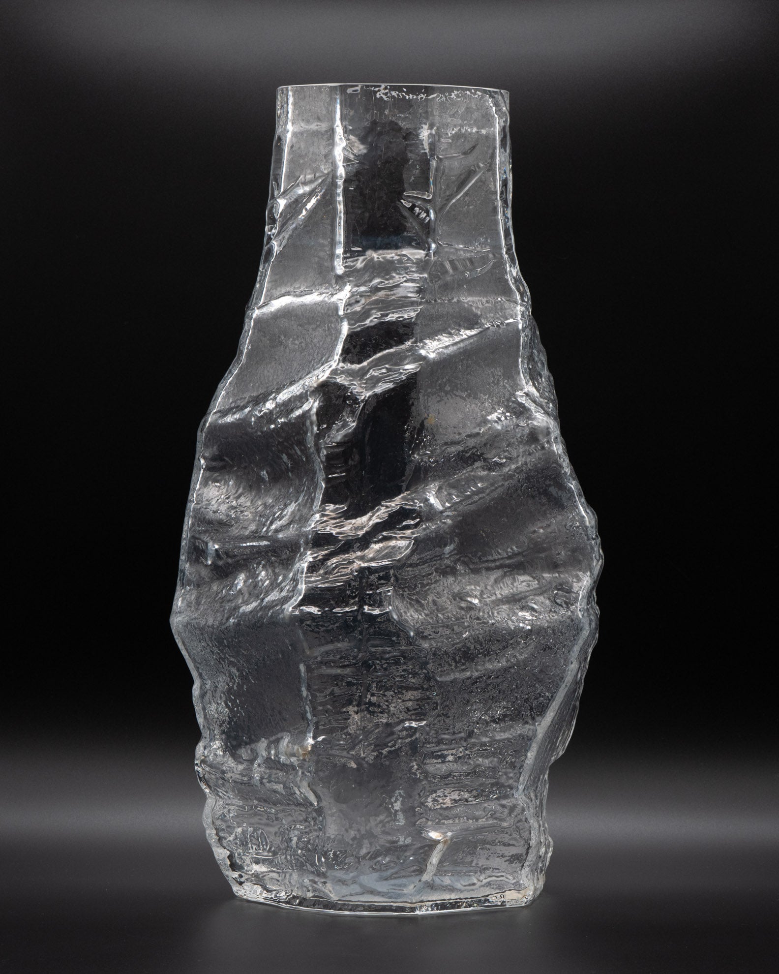 Alaska Glass Floor Vase - Peill & Putzler, 1970s