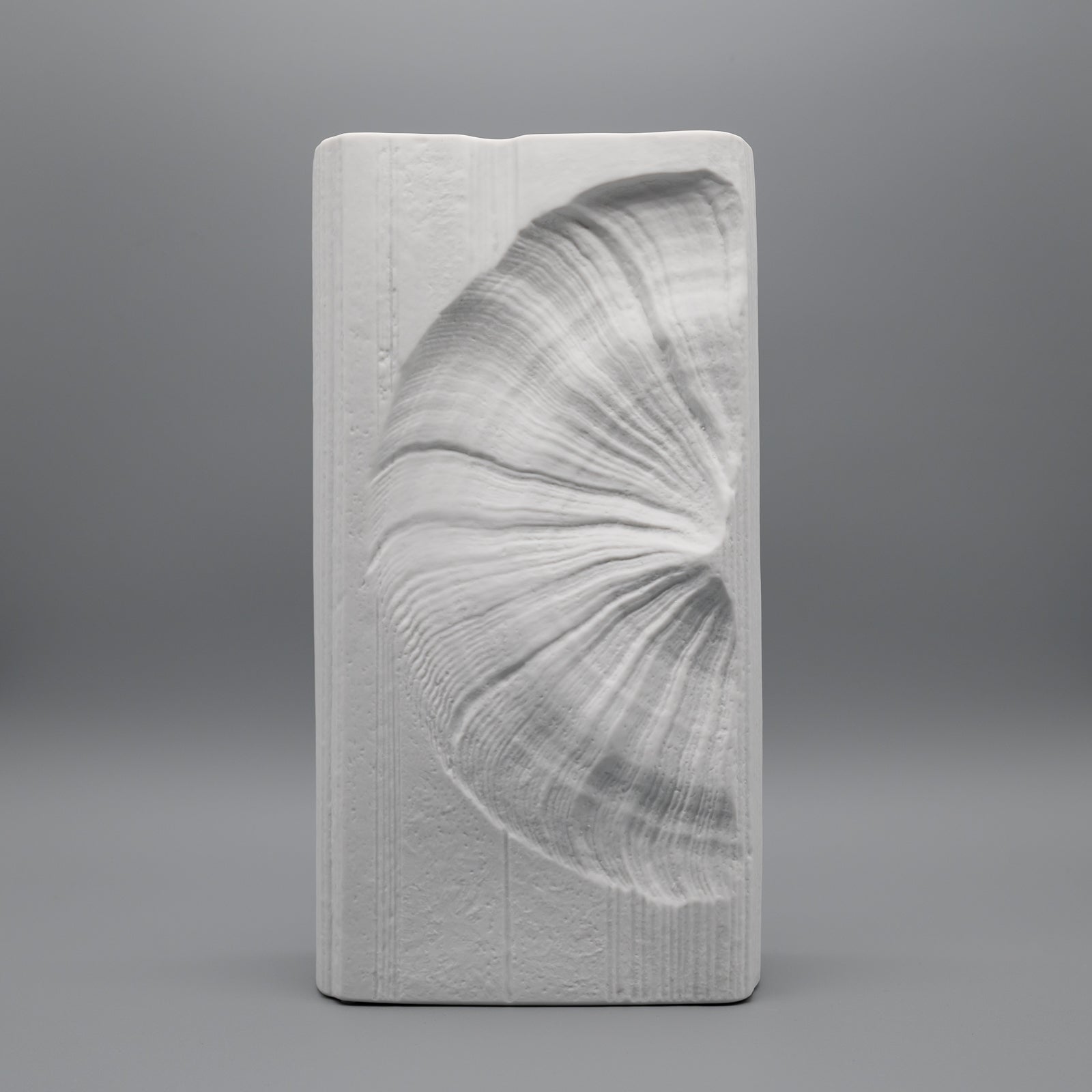 Op Art Bisque Porcelain Vase – Nartin Freyer for Rosenthal, 1970s