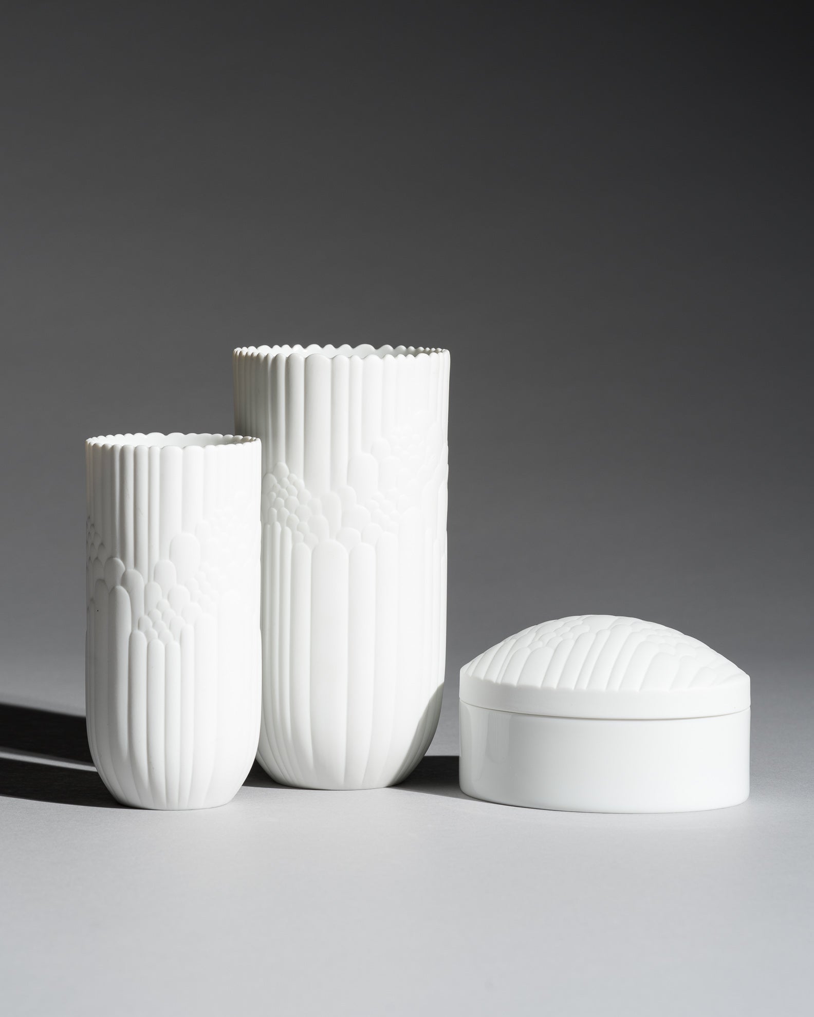 Anemone Porcelain Trio – Rosemonde Nairac for Rosenthal, 1970s