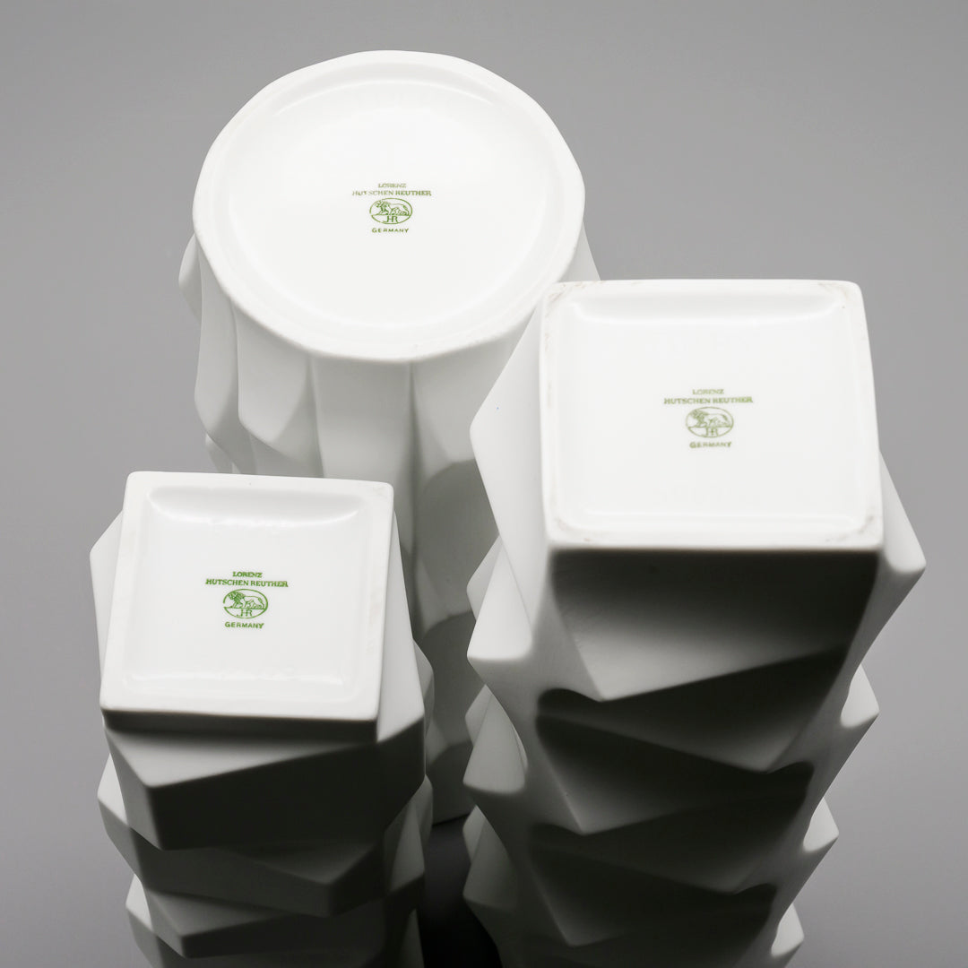 “Archais” Bisque Porcelain Trio  – Heinrich Fuchs for Hutschenreuther, 1960s–1970s