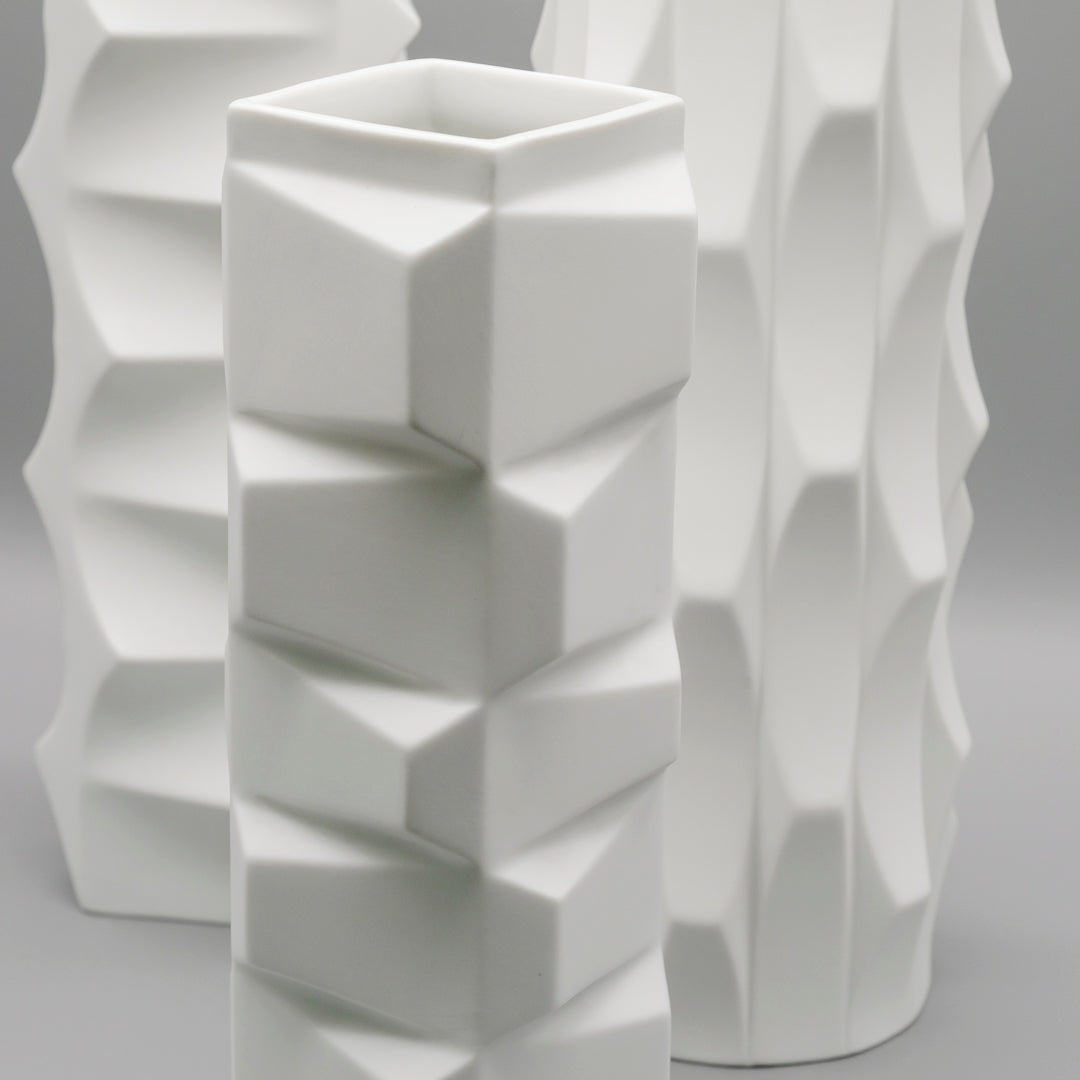 “Archais” Bisque Porcelain Trio  – Heinrich Fuchs for Hutschenreuther, 1960s–1970s