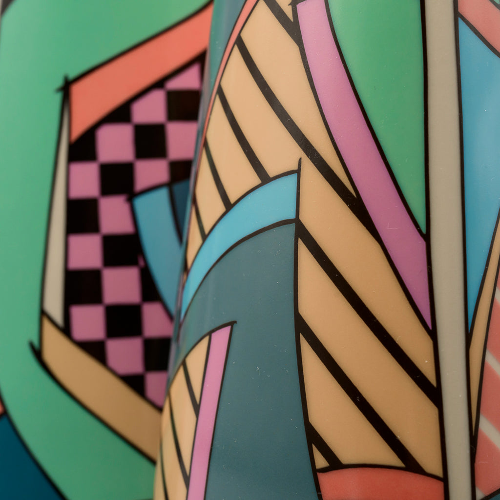 “Flash” Porcelain 4x Vase Set  – Dorothy Hafner for Rosenthal, 1980s