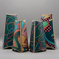 Flash Porcelain Set of Four Vases – Dorothy Hafner for Rosenthal, 1980s