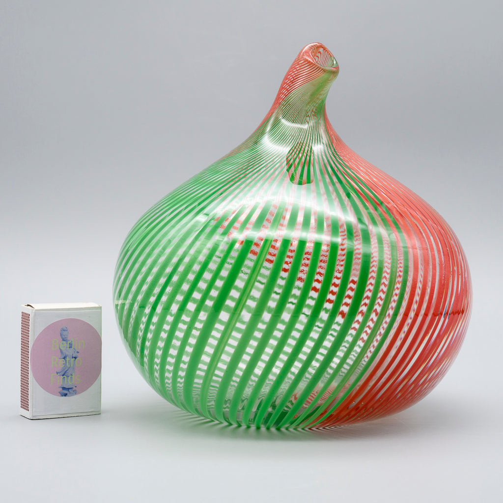 Filigrana Glass Vase Duo – Mario Colelli & Hertha Bengtson for Rosenthal, 1980s