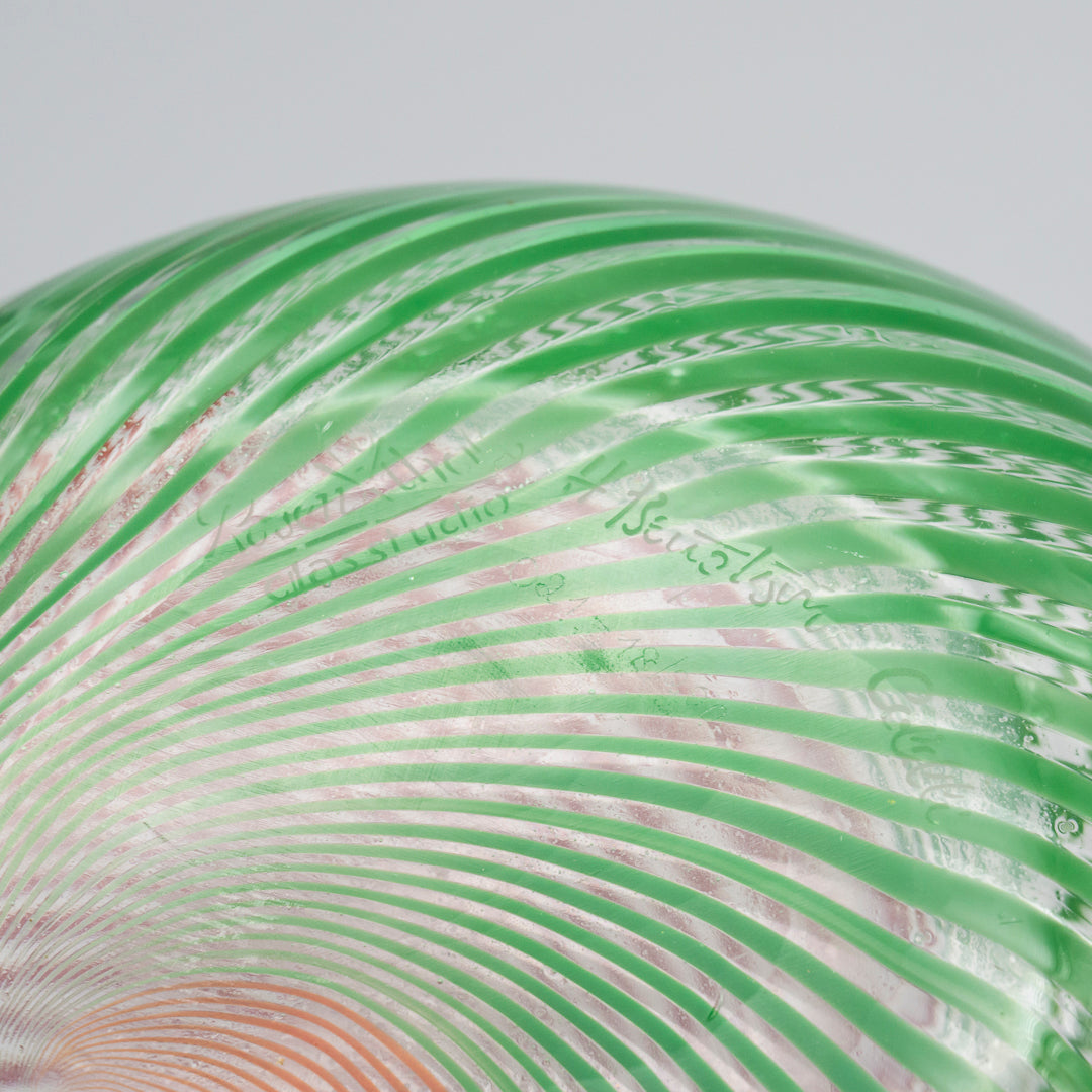 Filigrana Glass Vase Duo – Mario Colelli & Hertha Bengtson for Rosenthal, 1980s