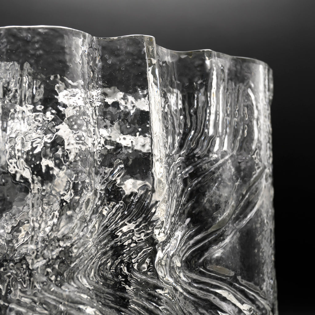 Glasstruktur Vase – Martin Freyer for Rosenthal, 1970s