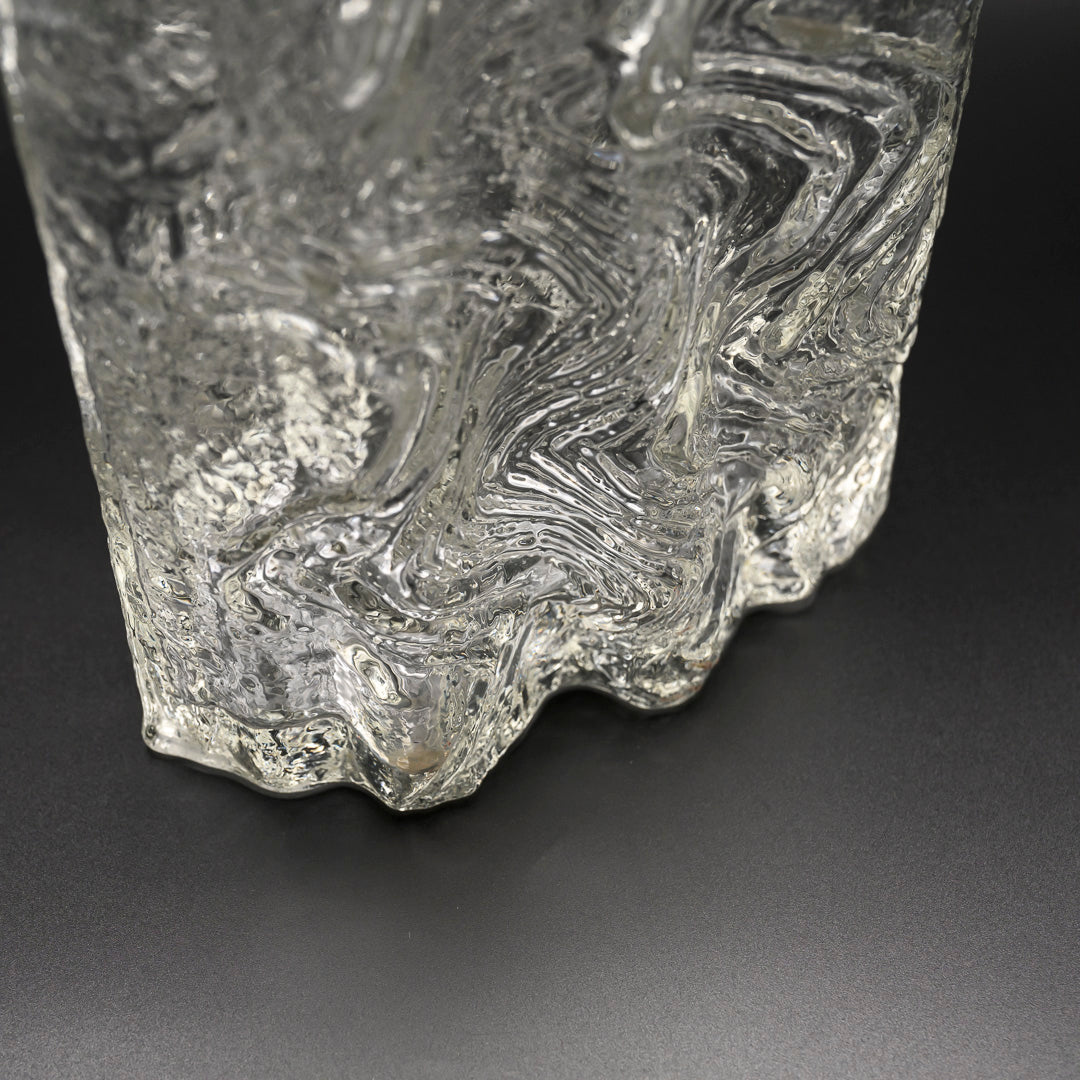 Glasstruktur Vase – Martin Freyer for Rosenthal, 1970s