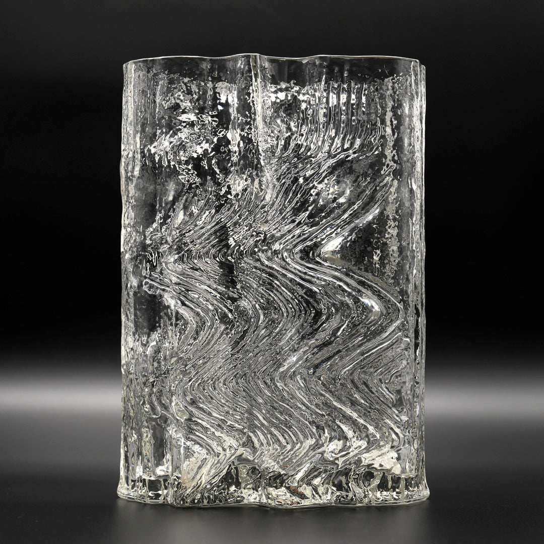Glasstruktur Vase – Martin Freyer for Rosenthal, 1970s