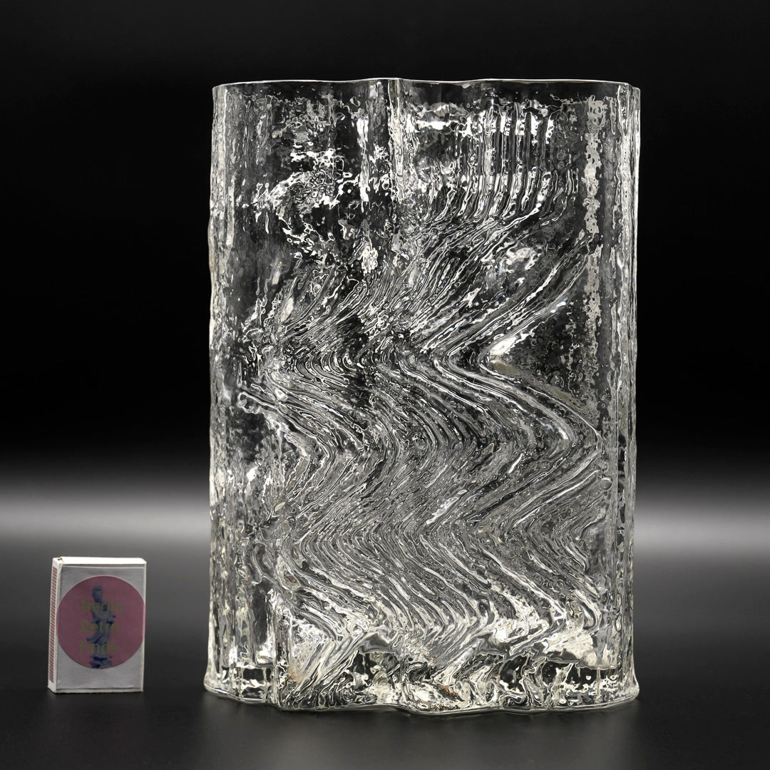 Glasstruktur Vase – Martin Freyer for Rosenthal, 1970s