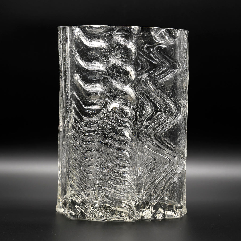 Glasstruktur Vase – Martin Freyer for Rosenthal, 1970s