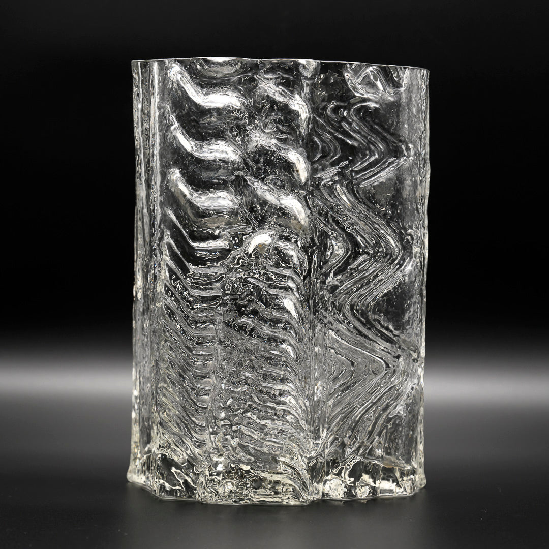 Glasstruktur Vase – Martin Freyer for Rosenthal, 1970s