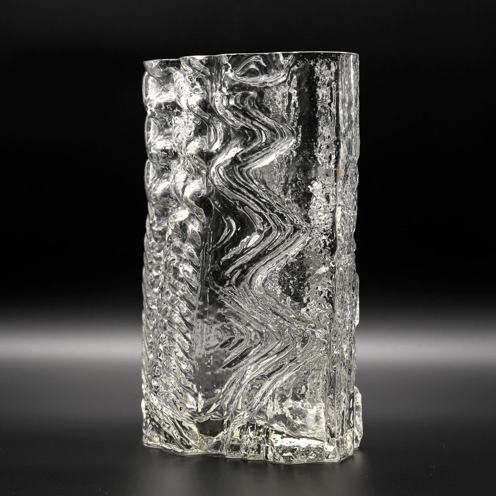 Glasstruktur Vase – Martin Freyer for Rosenthal, 1970s
