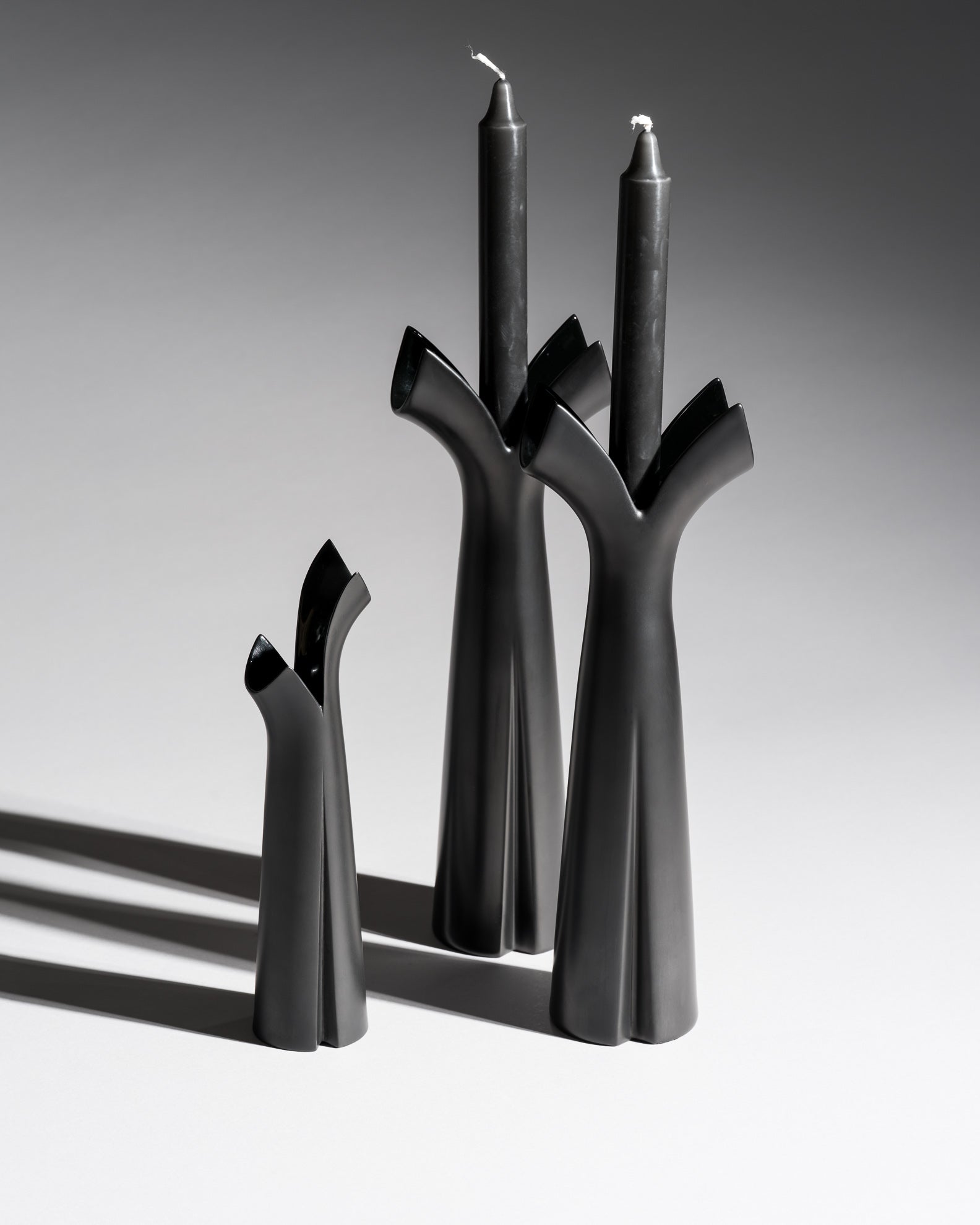 Pianta Two Candle Holders & a Vase Set – Lino Sabattini for Rosenthal, 1980s