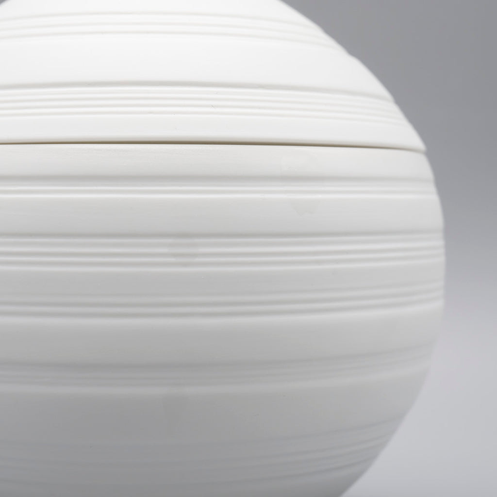 Bisque Porcelain Lidded Box – Hans Achtziger for Hutschenreuther, 1970s
