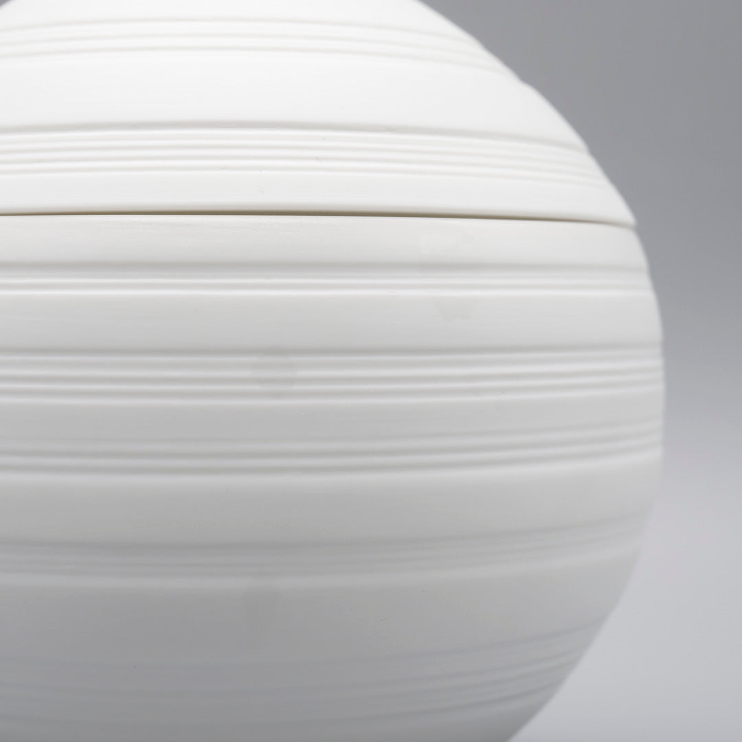 Bisque Porcelain Lidded Box – Hans Achtziger for Hutschenreuther, 1970s