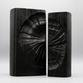 Amoniten Black Bisque Porcelain Vase Duo – Martin Freyer for Rosenthal, 1970s