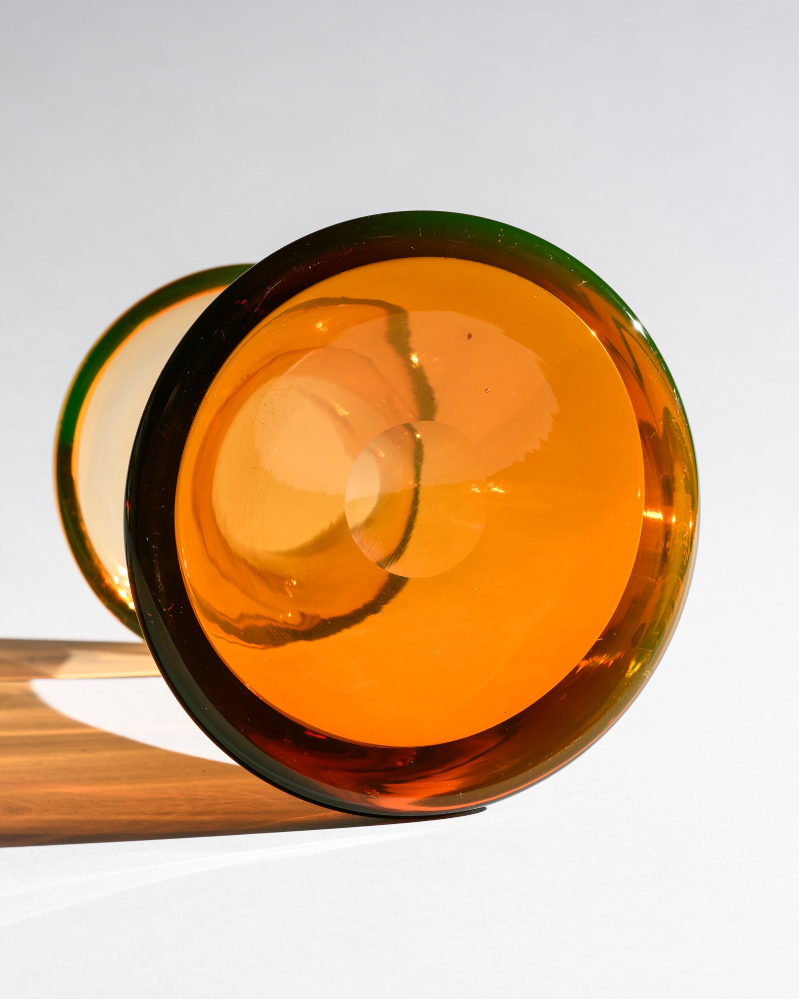 Uranium Glass Vase Duo – Cari Zalloni for WMF, 1970s
