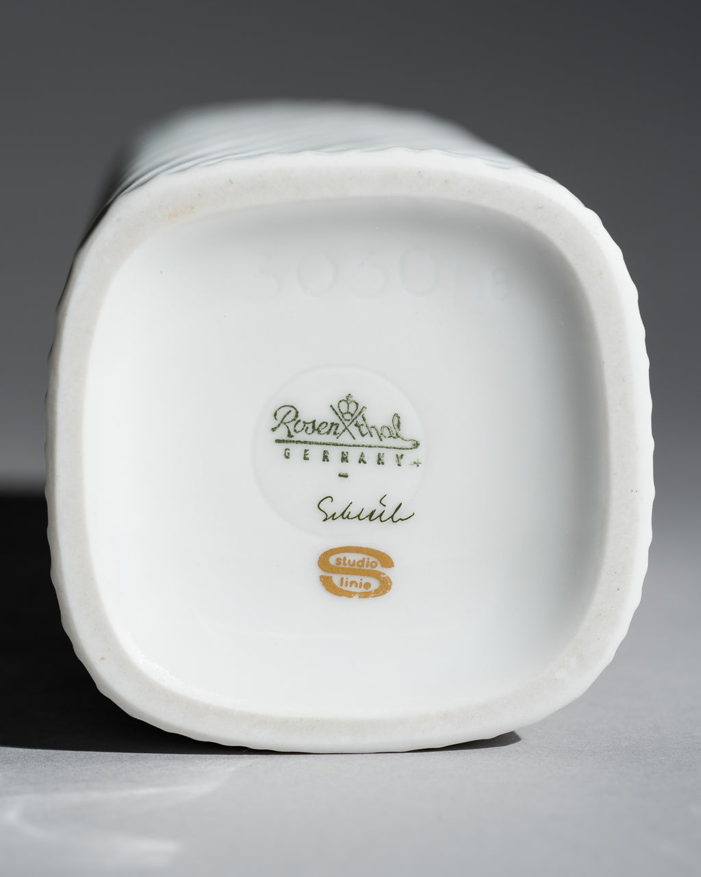 White Bisque Porcelain Trio – Werner Schreib, Martin Freyer & Werner Uhl for Rosenthal, 1970s–1980s