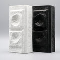 Op Art Relief Bisque Porcelain Duo - Martin Freyer for Rosenthal, 1970s