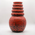 Wien Blue Fat Lava Ceramic Floor Vase - Scheurich, 1970s