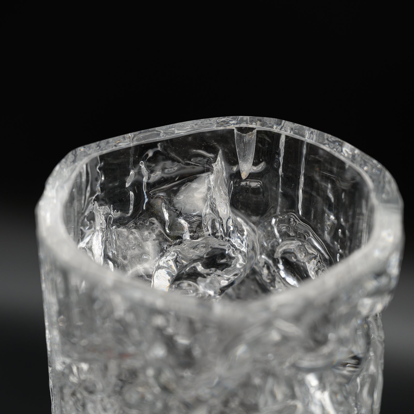 Glasstruktur Vase – Martin Freyer for Rosenthal, 1970s