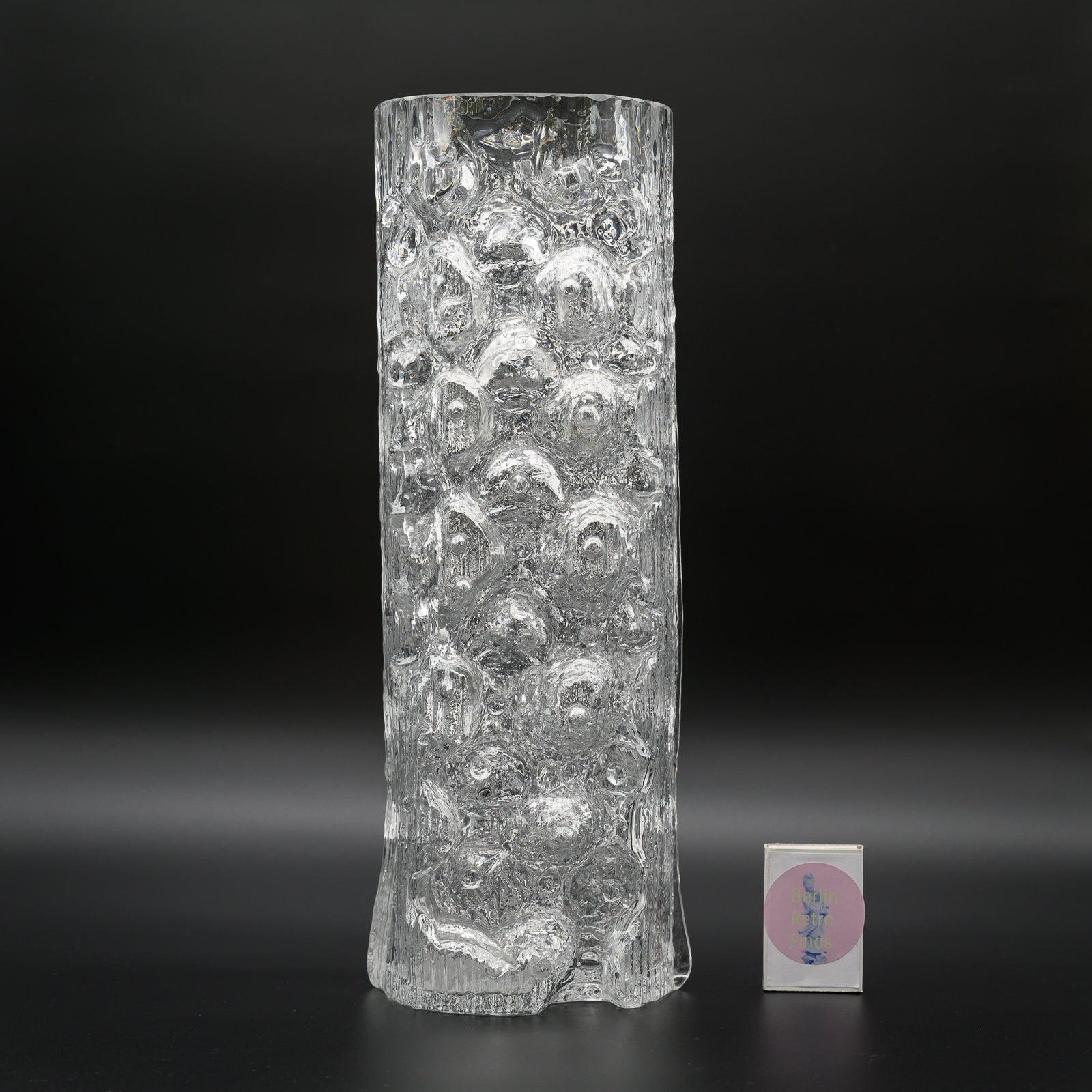 Glasstruktur Vase – Martin Freyer for Rosenthal, 1970s