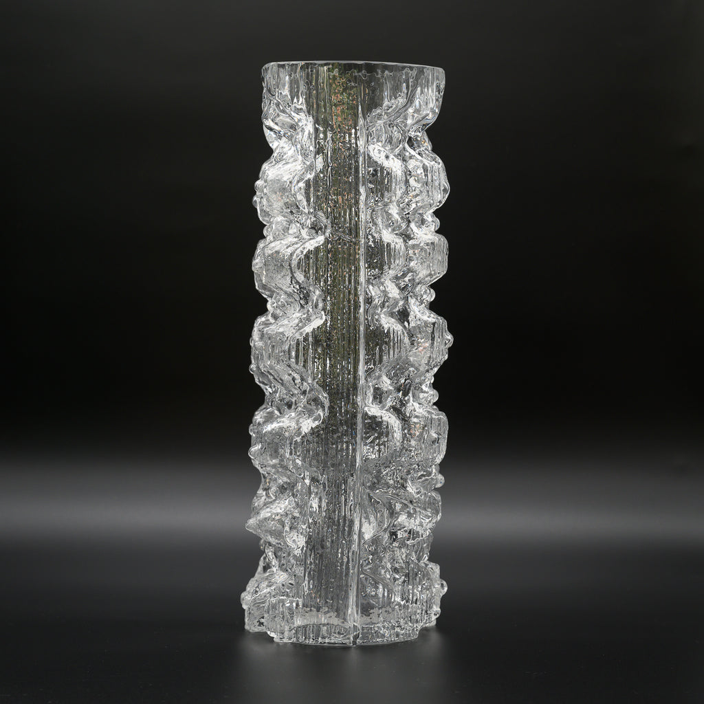 Glasstruktur Vase – Martin Freyer for Rosenthal, 1970s