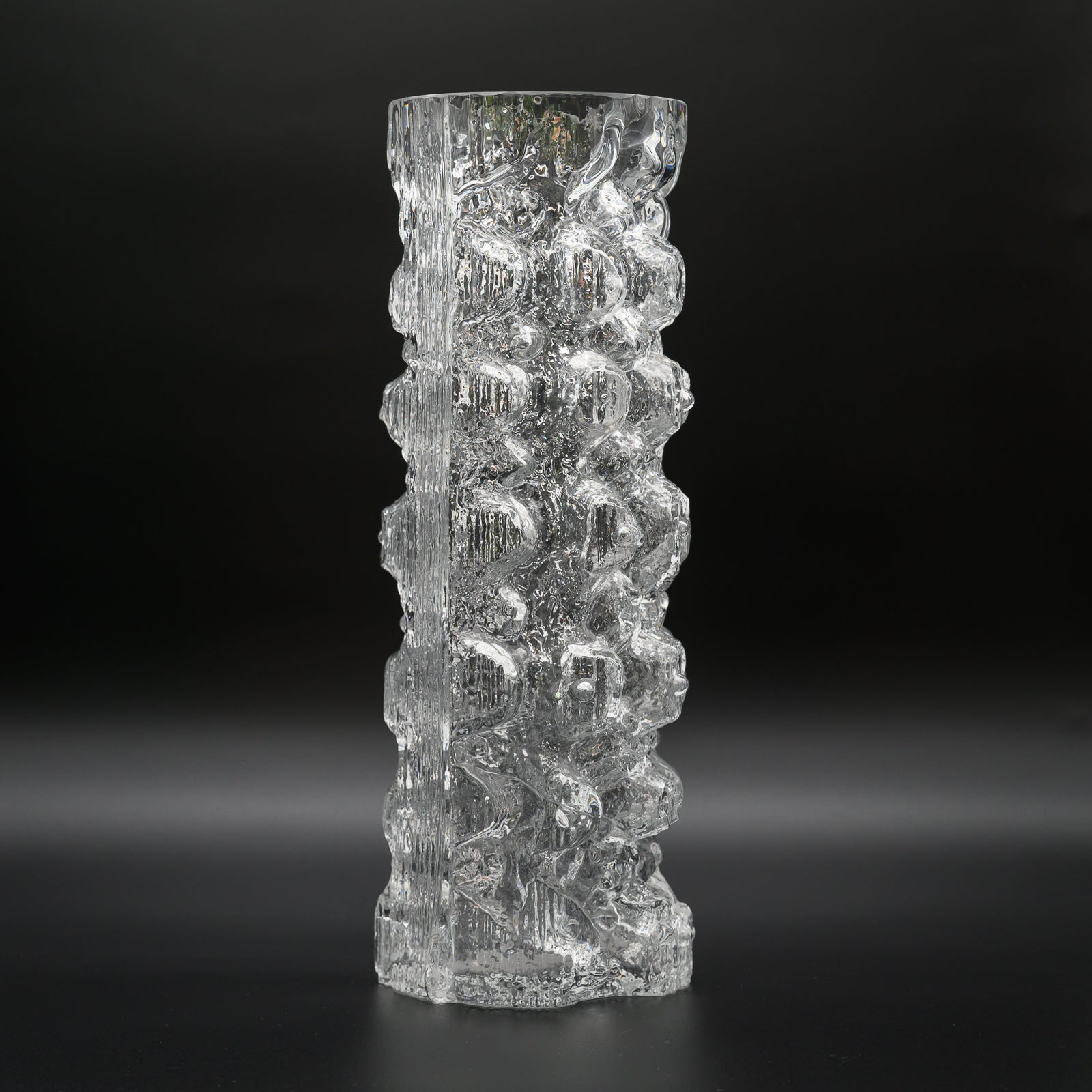 Glasstruktur Vase – Martin Freyer for Rosenthal, 1970s