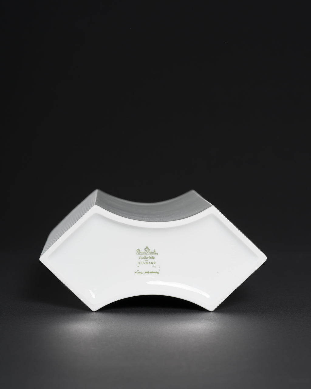 Vase & Candle Holder Pair – Sami Wirkkala for Rosenthal, 1982–1983