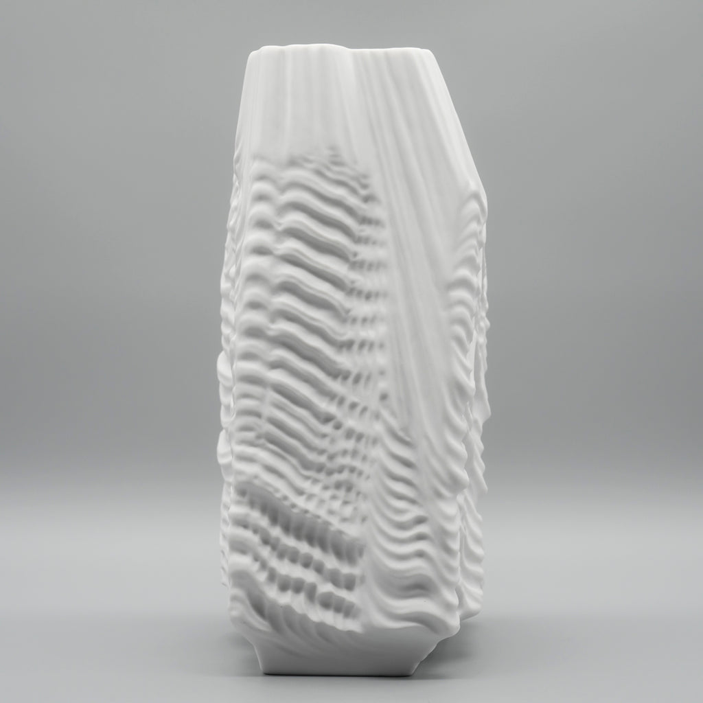 Cascade Bisque Porcelain Vase - Martin Freyer for Rosenthal , 1960s–1970s