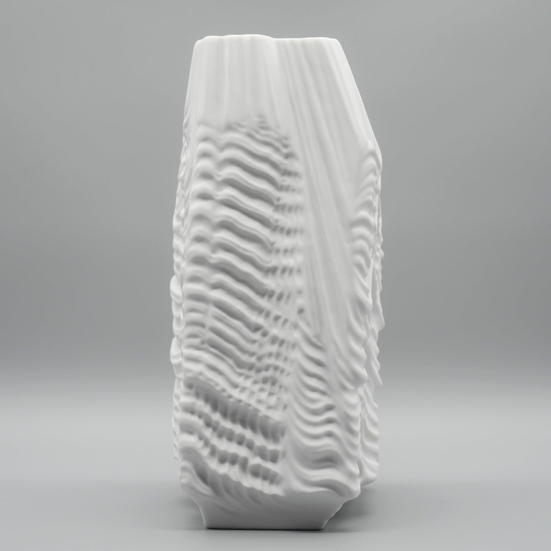 Cascade Bisque Porcelain Vase - Martin Freyer for Rosenthal , 1960s–1970s