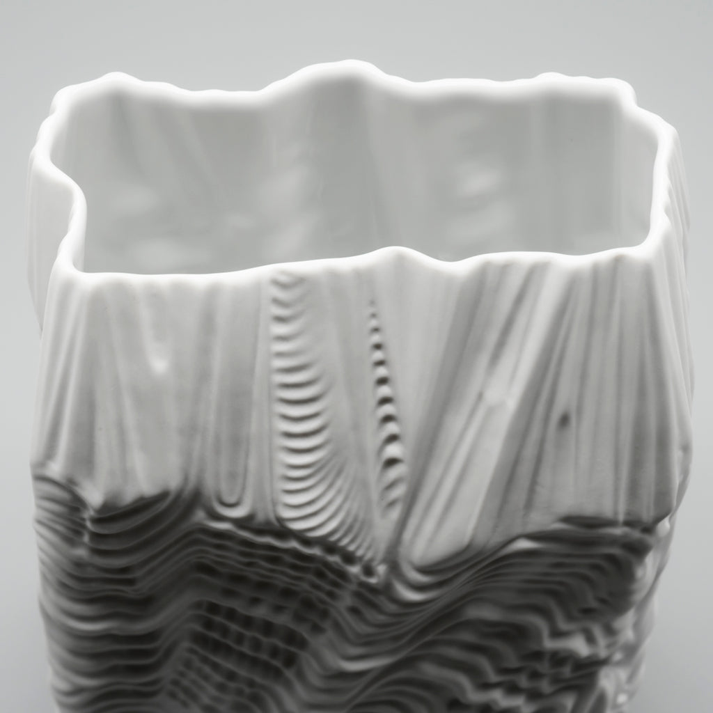 Cascade Bisque Porcelain Vase - Martin Freyer for Rosenthal , 1960s–1970s