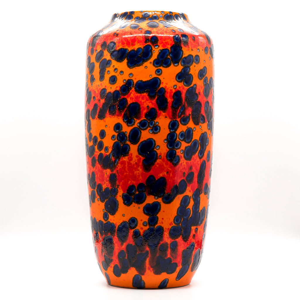 Glazed Ceramic Floor Vase - Scheurich, 1970s