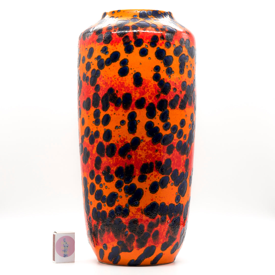 Glazed Ceramic Floor Vase - Scheurich, 1970s