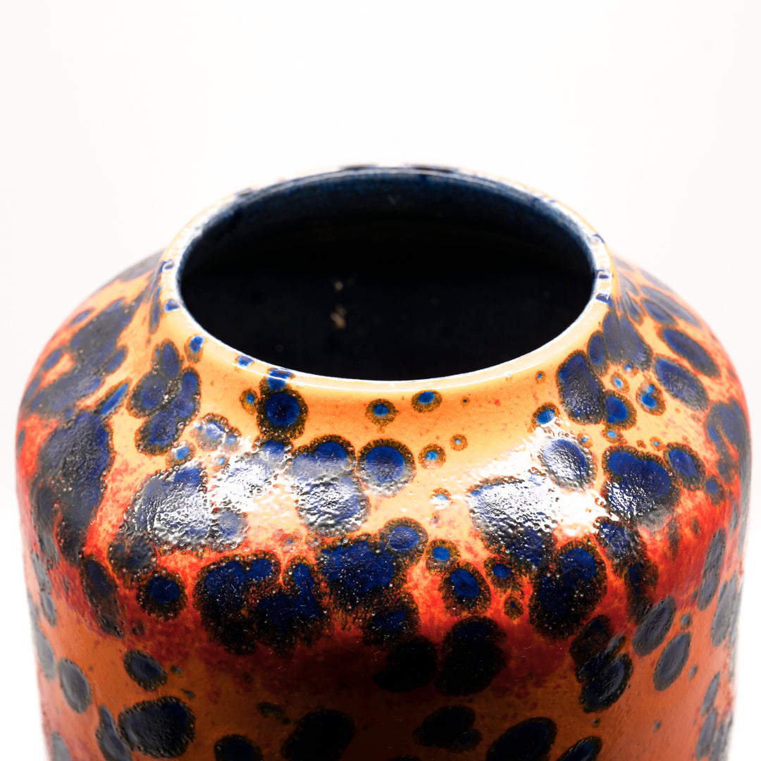 Glazed Ceramic Floor Vase - Scheurich, 1970s