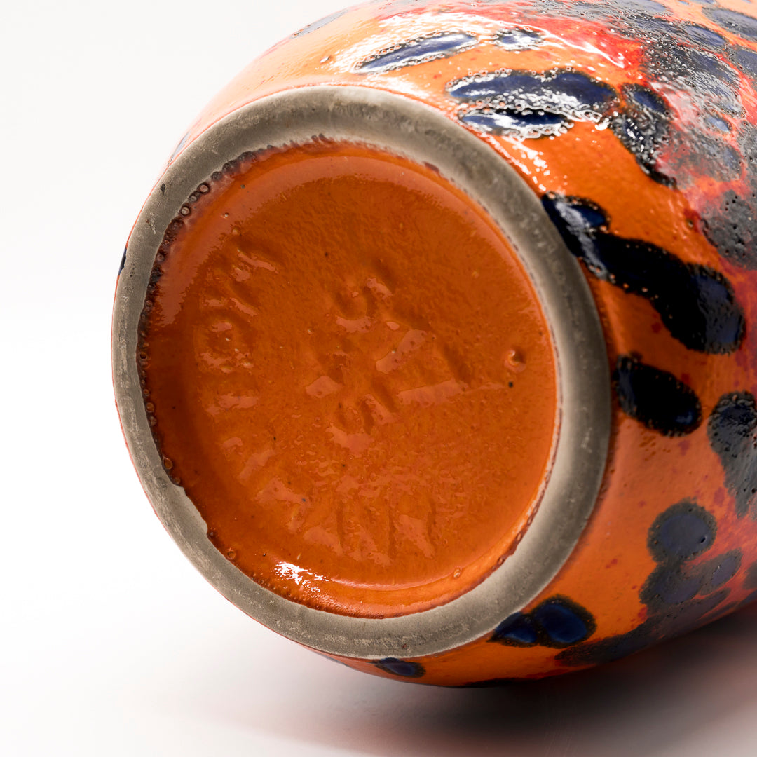 Glazed Ceramic Floor Vase - Scheurich, 1970s