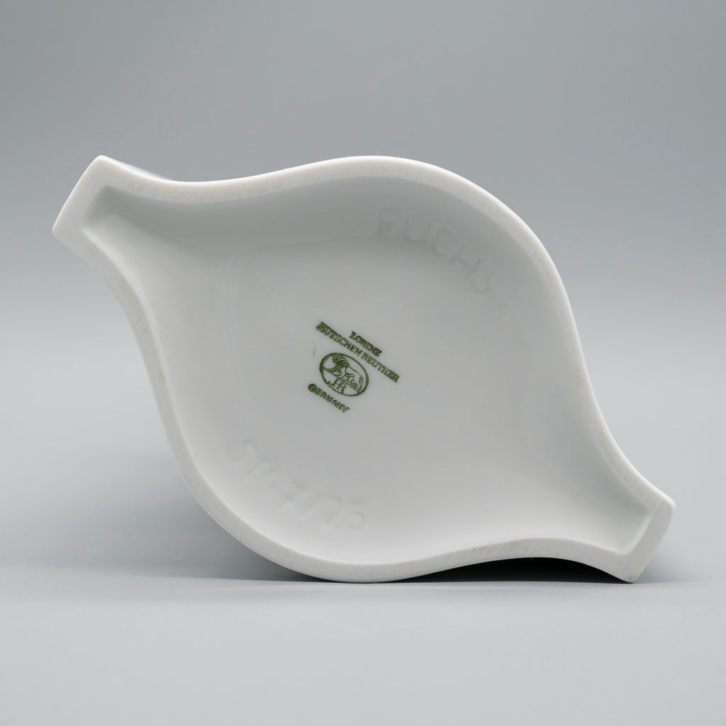 Bisque Porcelain Trio “Archais” (incl. “Artichoke”) – Heinrich Fuchs for Hutschenreuther, 1960s–70s