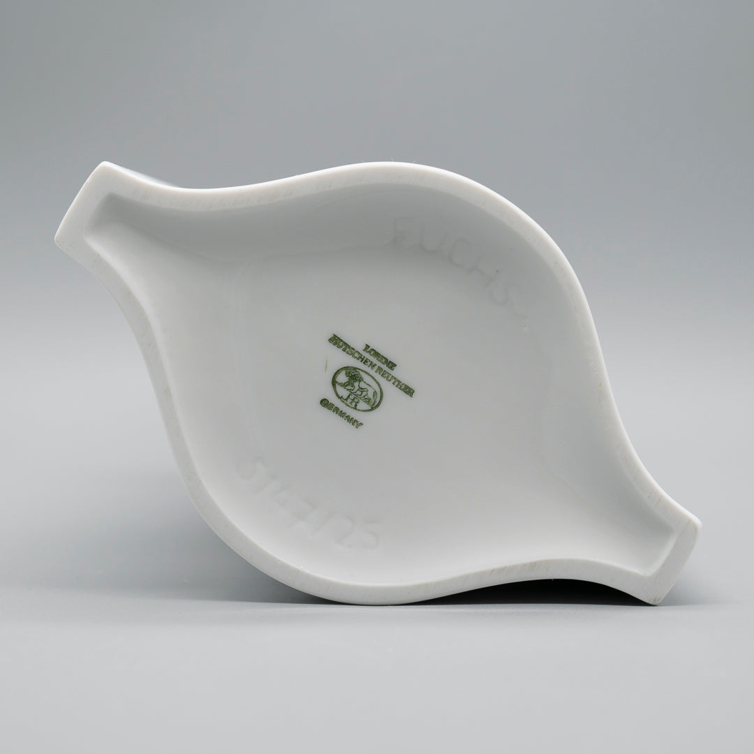Bisque Porcelain Trio “Archais” (incl. “Artichoke”) – Heinrich Fuchs for Hutschenreuther, 1960s–70s
