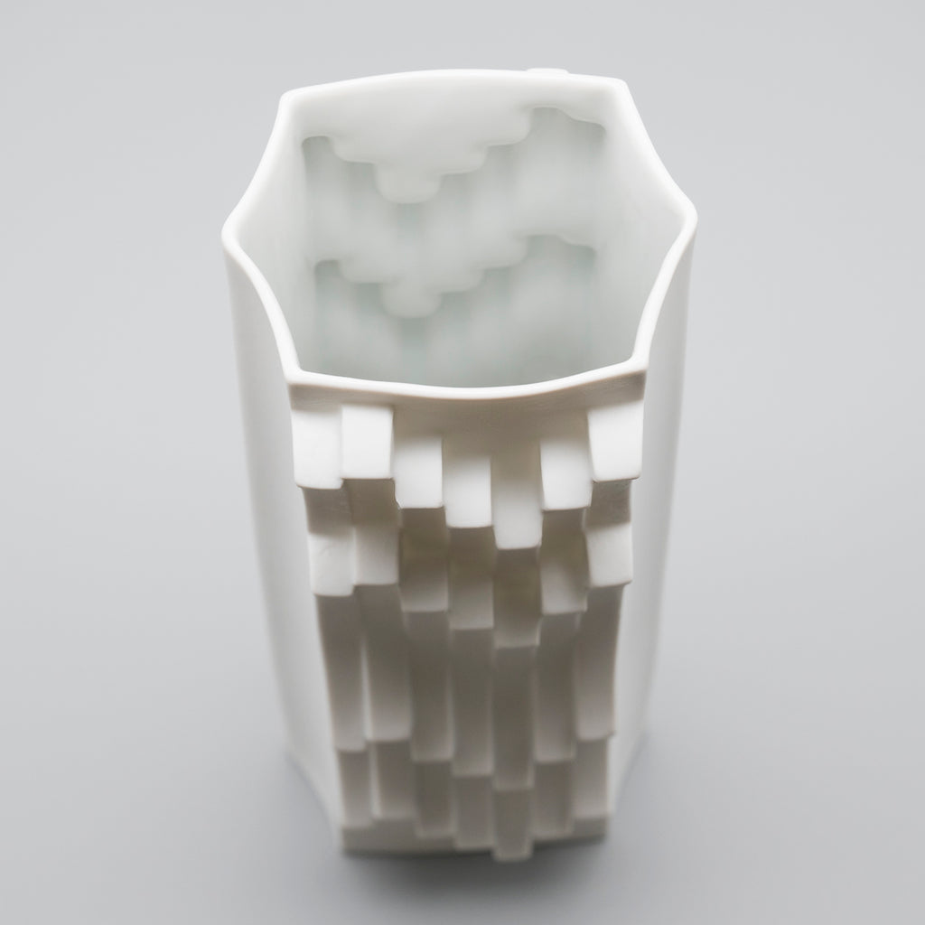 "Archais" Bisque Porcelain 5 Vase Set – Heinrich Fuchs for Hutschenreuther, 1960s–1970s