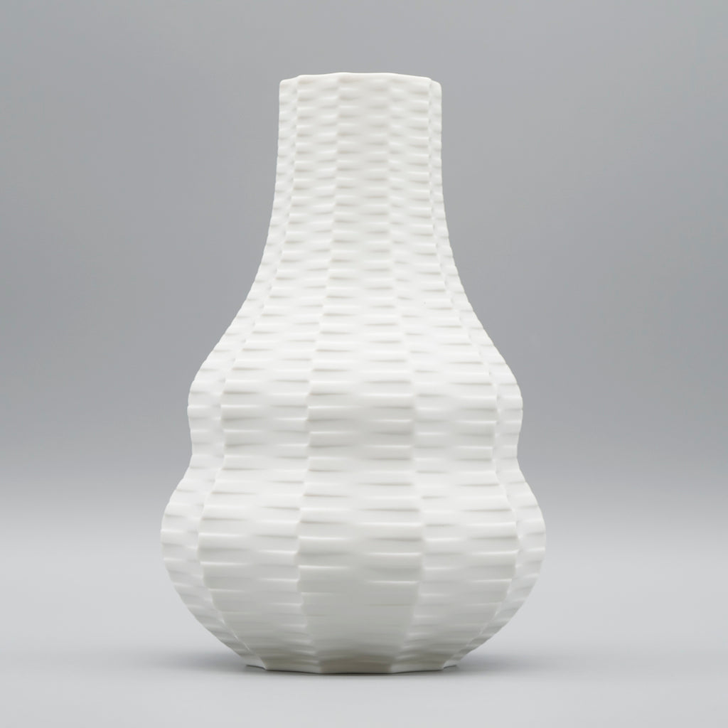 Archais Bisque Porcelain Calabash Vase – Heinrich Fuchs for Hutschenreuther, 1960s–1970s