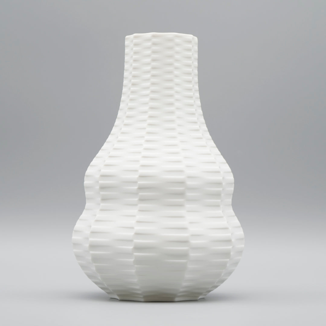 Archais Bisque Porcelain Calabash Vase – Heinrich Fuchs for Hutschenreuther, 1960s–1970s
