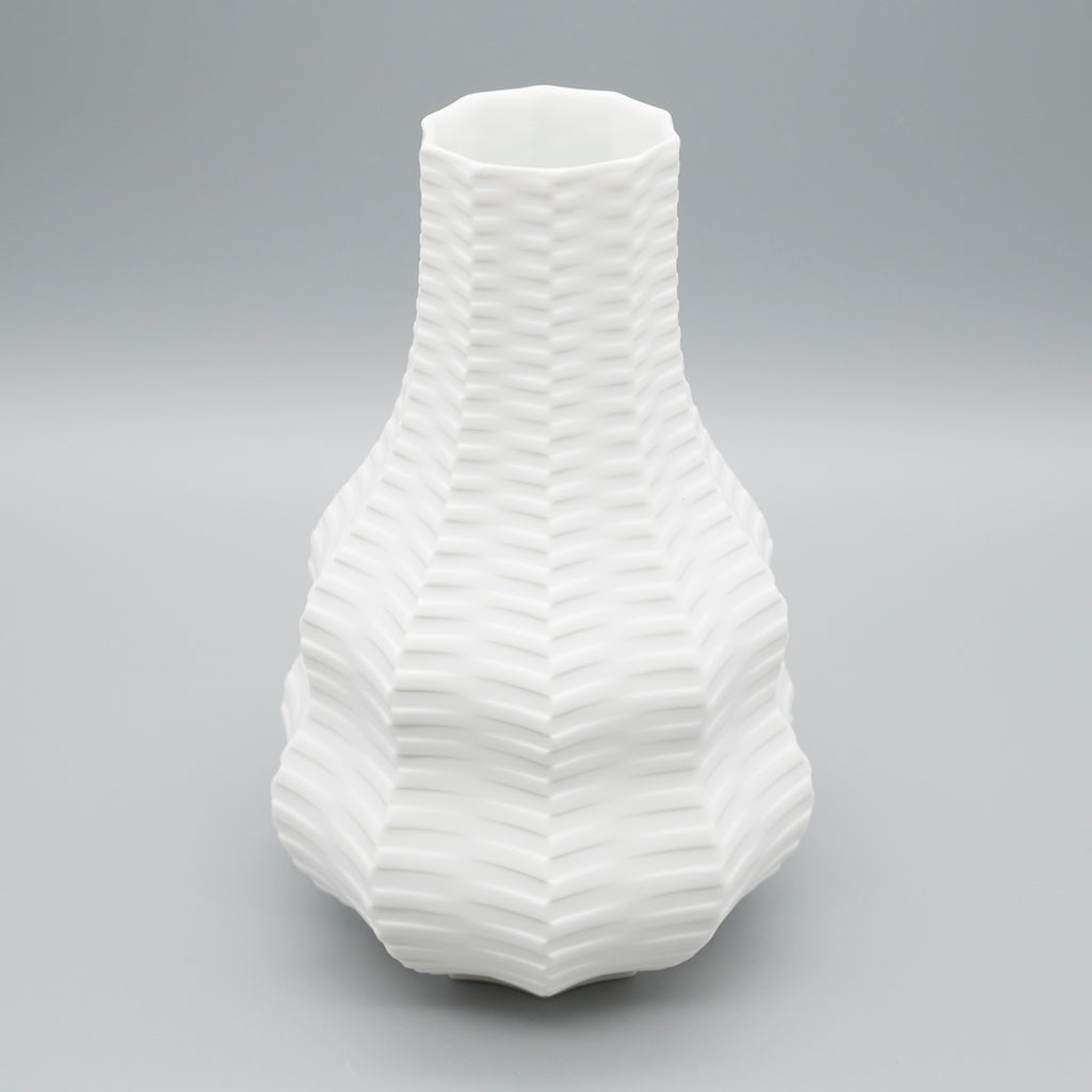 Archais Bisque Porcelain Calabash Vase – Heinrich Fuchs for Hutschenreuther, 1960s–1970s
