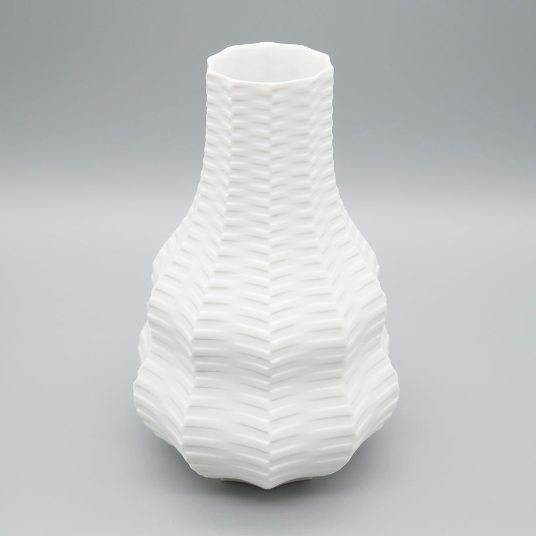 Archais Bisque Porcelain Calabash Vase – Heinrich Fuchs for Hutschenreuther, 1960s–1970s